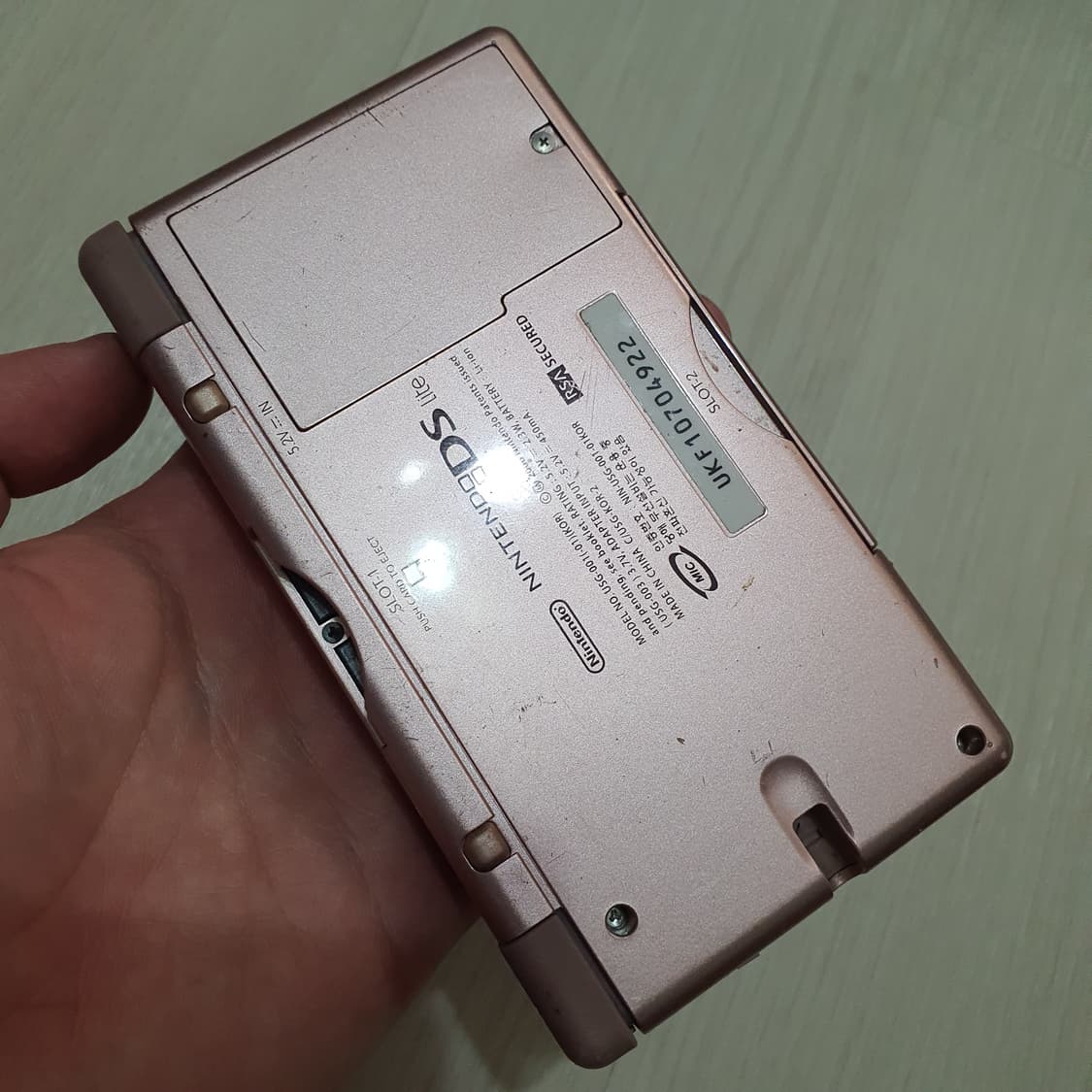 닌텐도 DS Lite 핑크색 부품용 상품이미지2