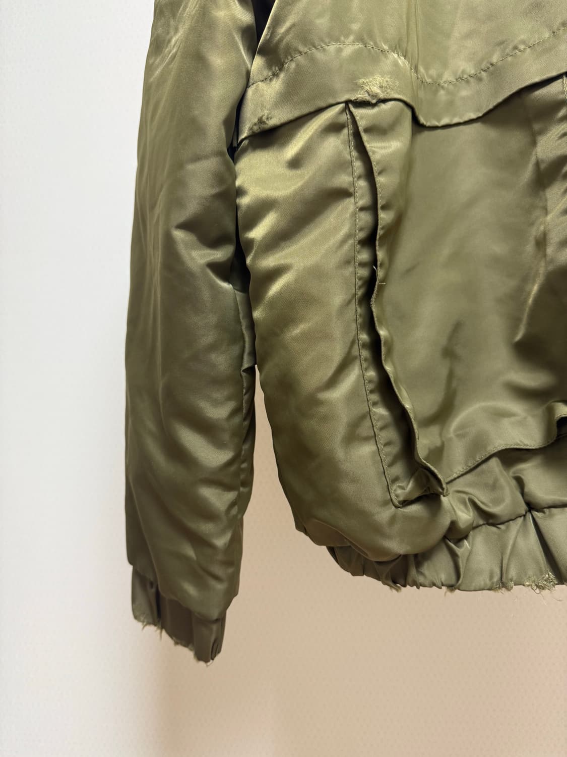 디스트레스드 봄버 자켓 상품이미지4