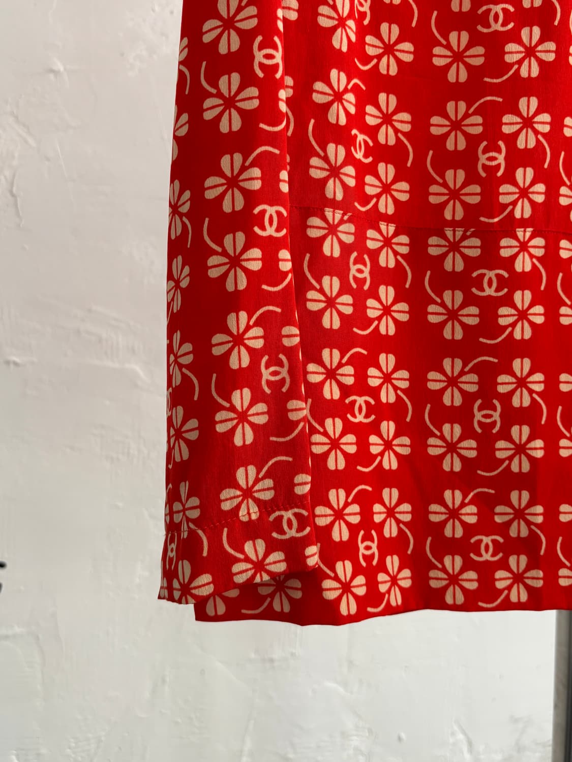 Chanel 샤넬 CC 로고 실크 블라우스 셔츠 상품이미지5