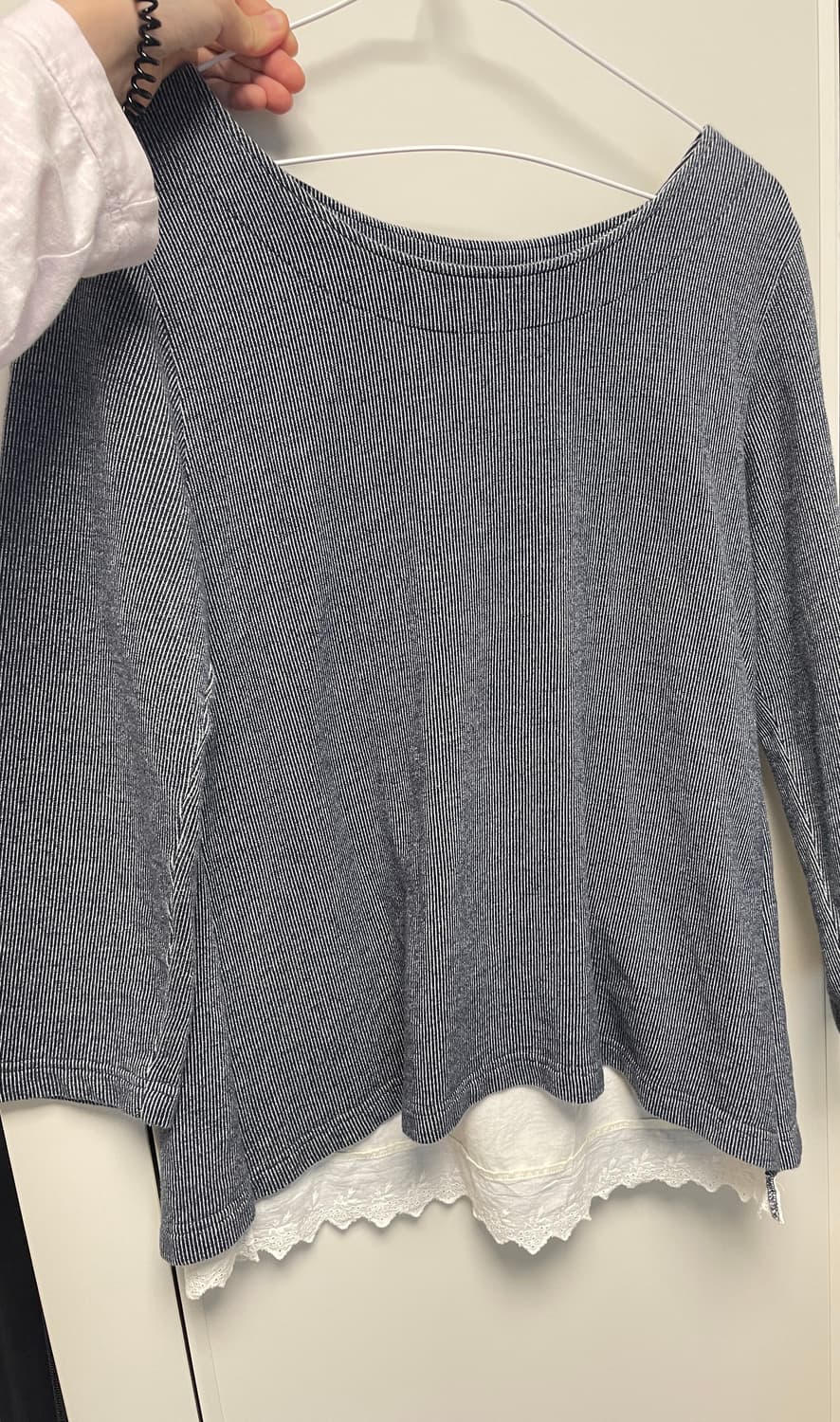 빈티지 스트라이프 상의 상품이미지1