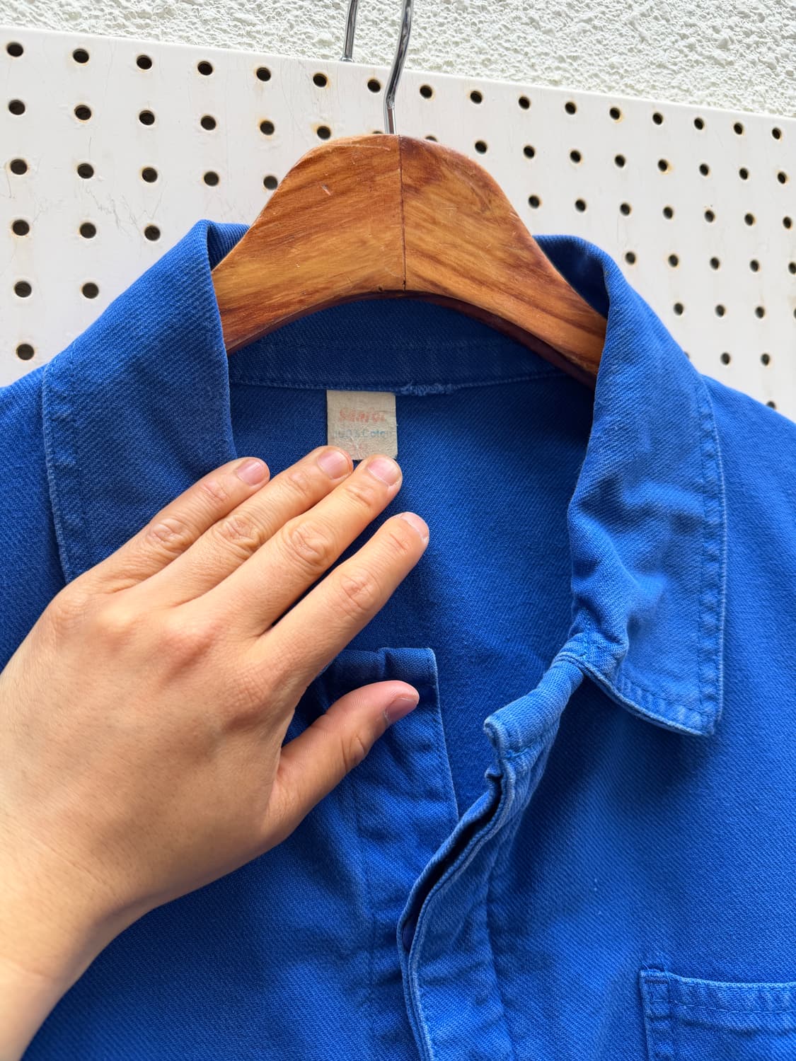 OLD MODEL WASHED BLUE 올드모델 빈티지 프렌치워크자켓 상품이미지7