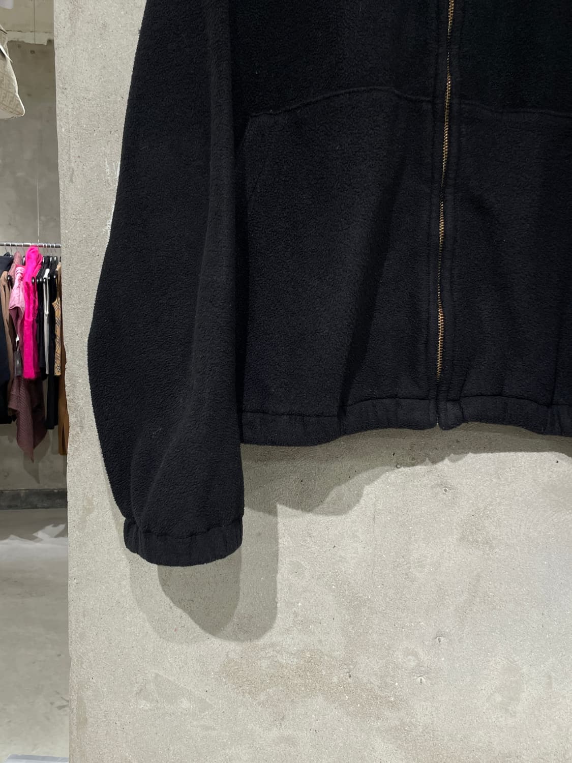 폴로 스포츠 블랙 로고 카라 집업 플리스 상품이미지4