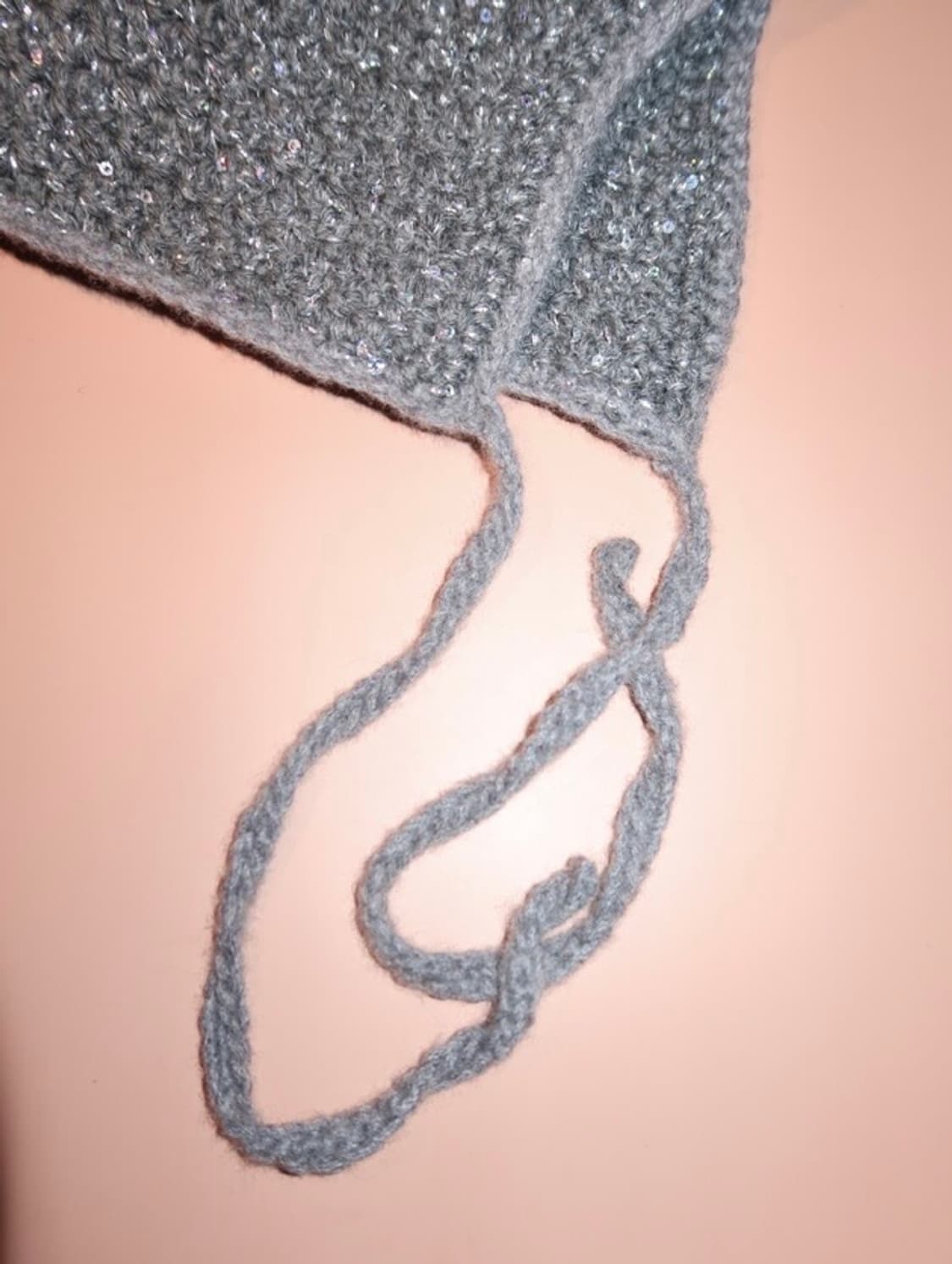 크로쉐안트 시퀸 보넷 그레이 상품이미지3