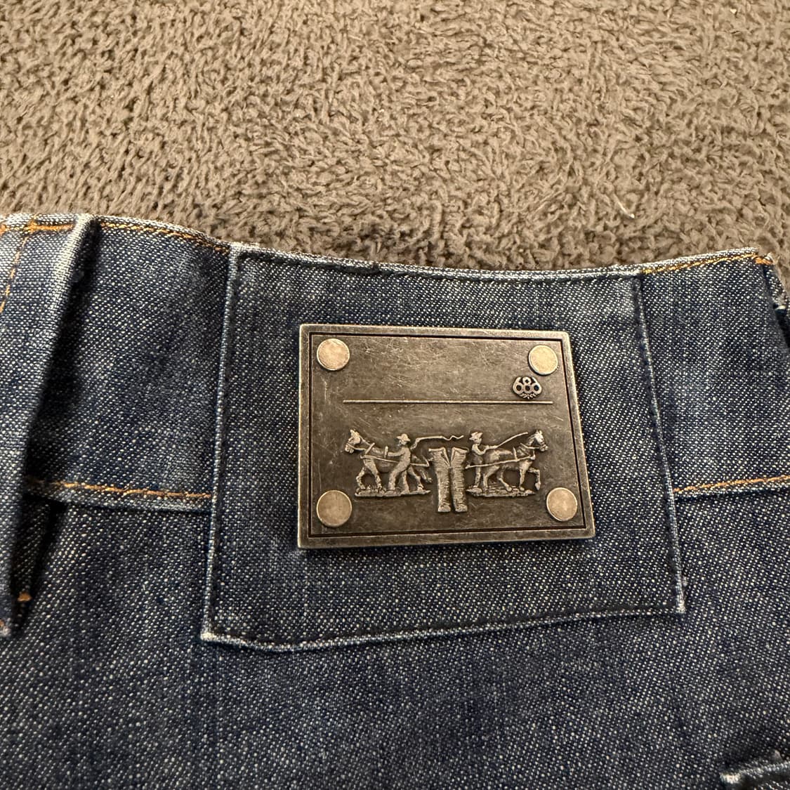 [정품/M] 리바이스 x 686 콜라보레이션 스노우보드 데님 팬츠 상품이미지5