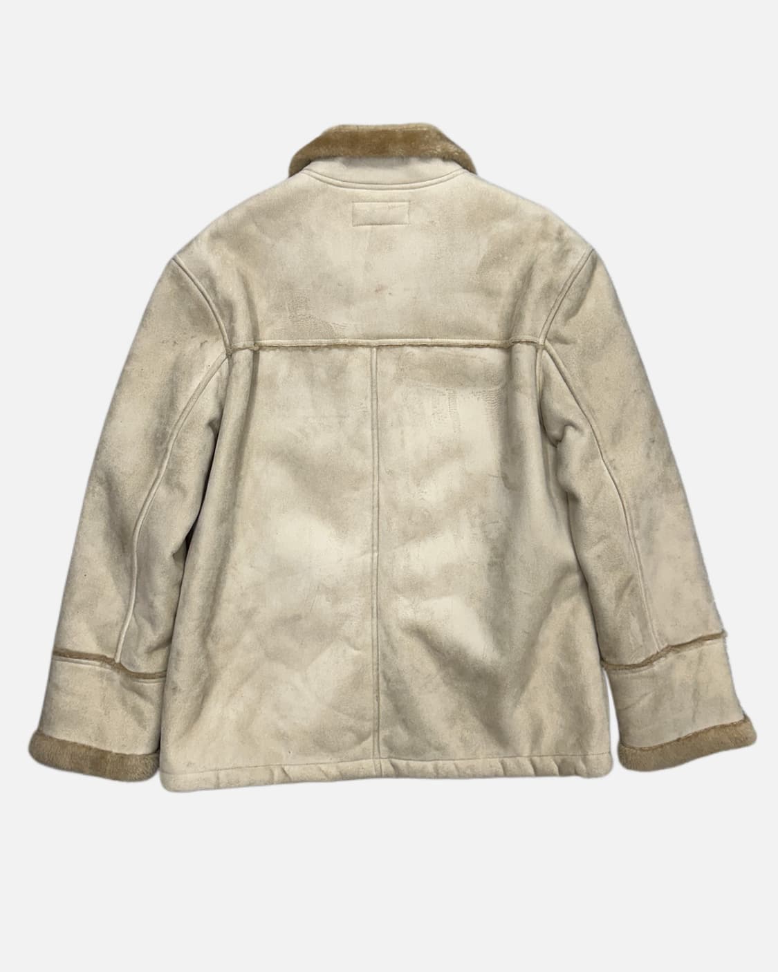 BARCEDOS beige fur shearling jacket 상품이미지5