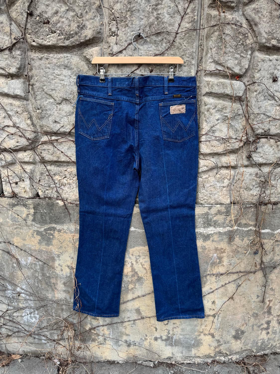 90s 랭글러 빈티지 935nav 카우보이컷 고온스 데님 팬츠 부츠컷 상품이미지2