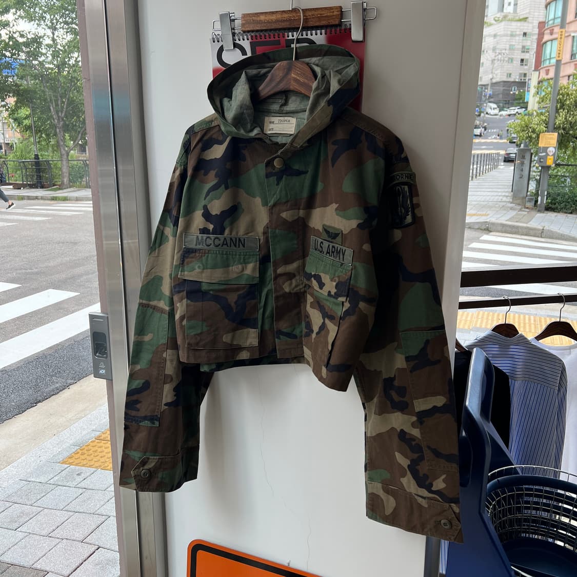 나나서카 밀리터리 후드 자켓 상품이미지1
