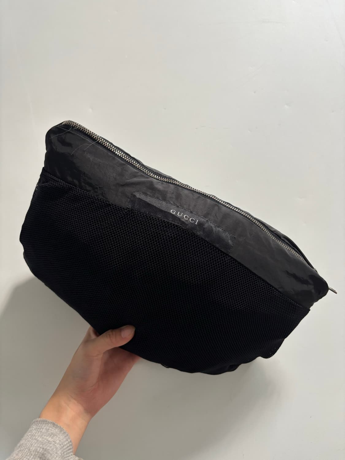 Gucci 구찌 패커블 블랙 나일론 코트 상품이미지9