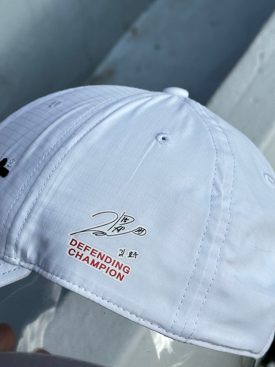 [F] 타이틀리스트 로고 화이트 볼캡 모자 김효주 상품이미지5