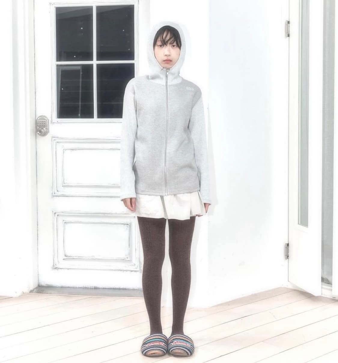 영마일웨어 회색 집업 상품이미지1