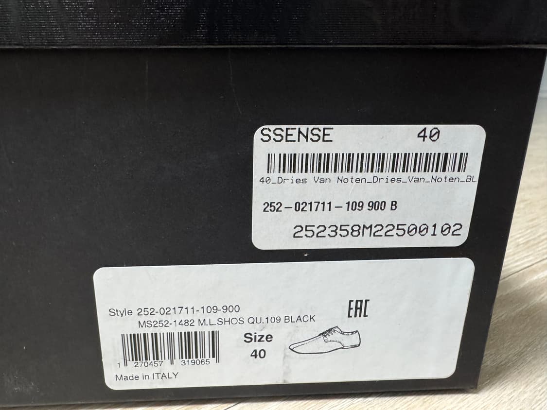 드리스반노튼 플랫 더비 40사이즈 상품이미지9