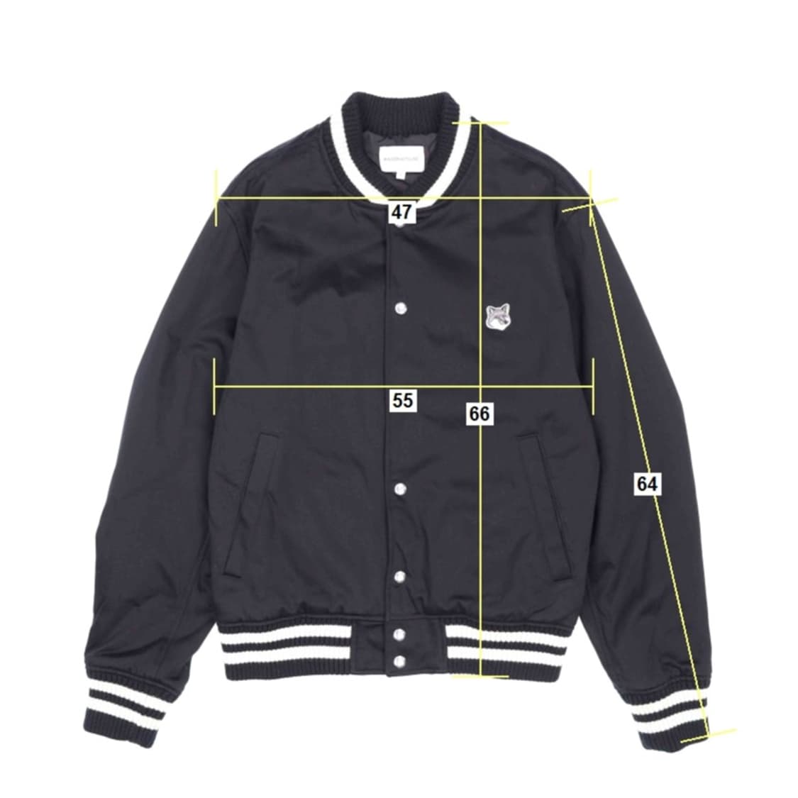 [S] 신형 메종 키츠네 폭스 헤드 패치 봄버 자켓 N7099 상품이미지7