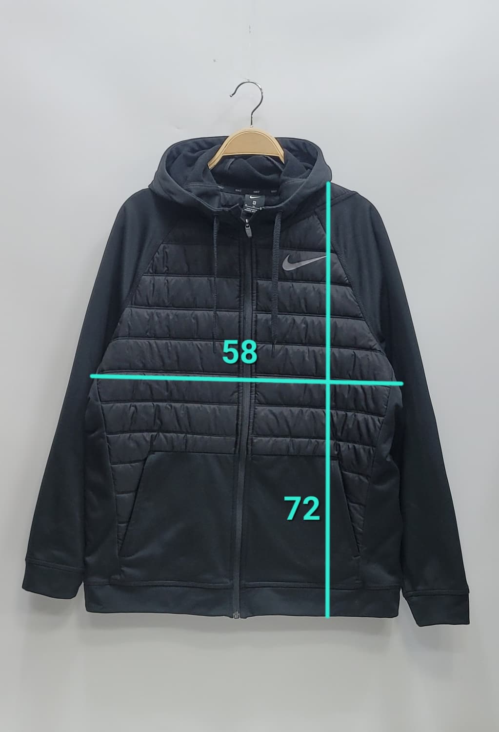 NIKE 나이키 써마 원터라이즈 풀집 후디 경량 패딩 / 남 XL
 상품이미지10