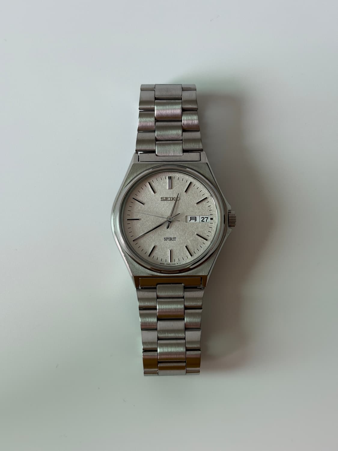 1990년대 Spirit 스노우플레이크 다이얼 실버 쿼츠 남성 상품이미지2