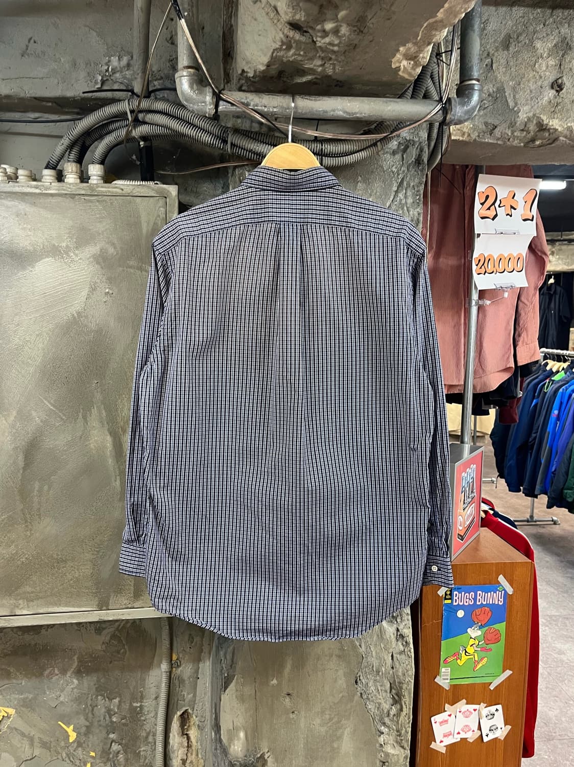 폴로 랄프로렌 체크 셔츠 네이비 95 #csz3082 상품이미지2