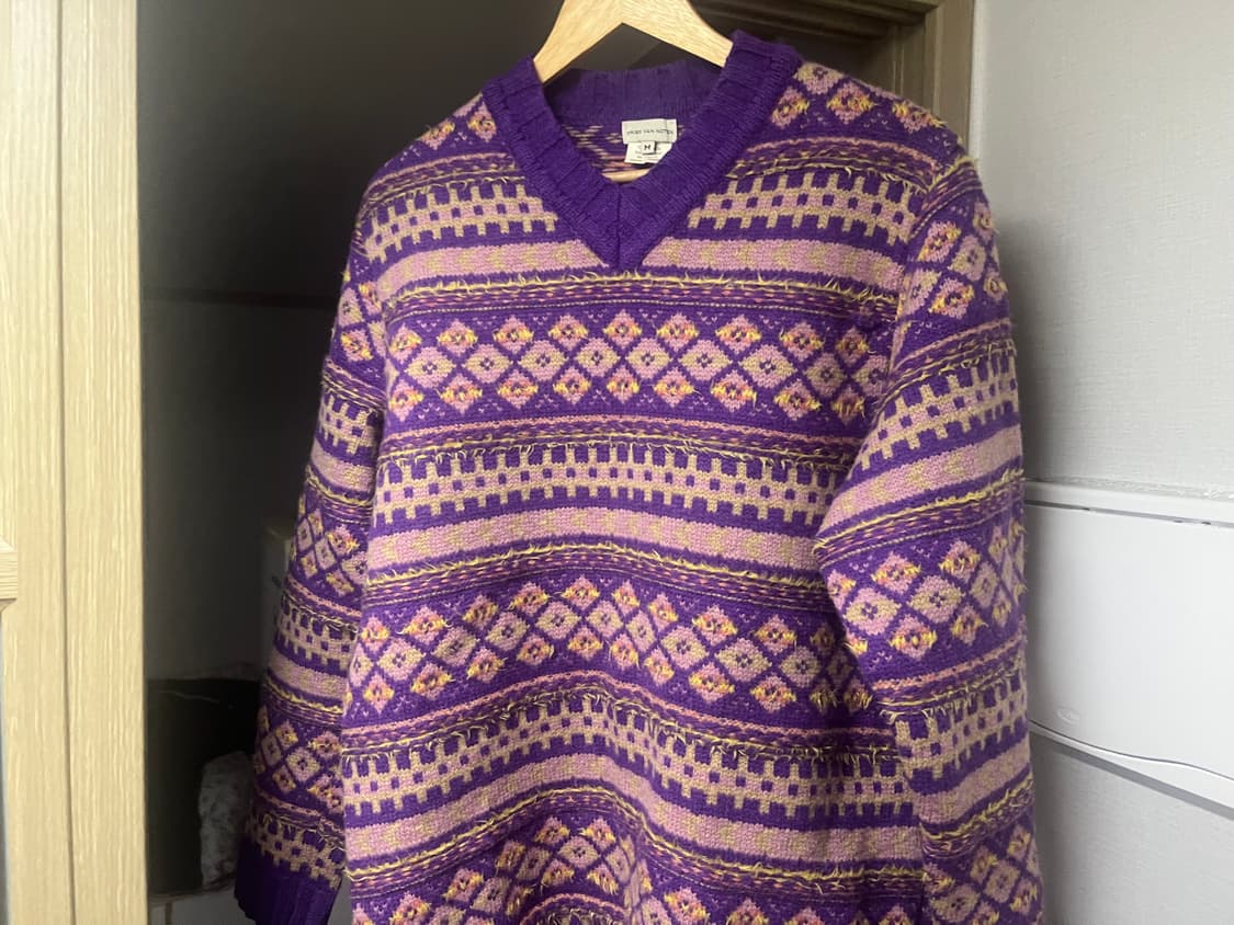 드리스반노튼 울 니트 스웨터 상품이미지1