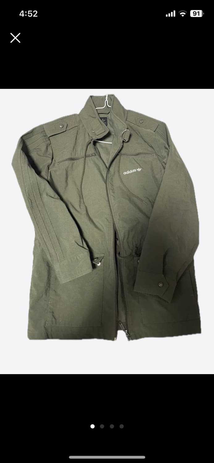 아디다스 야상 카키 자켓 95사이즈 상품이미지2