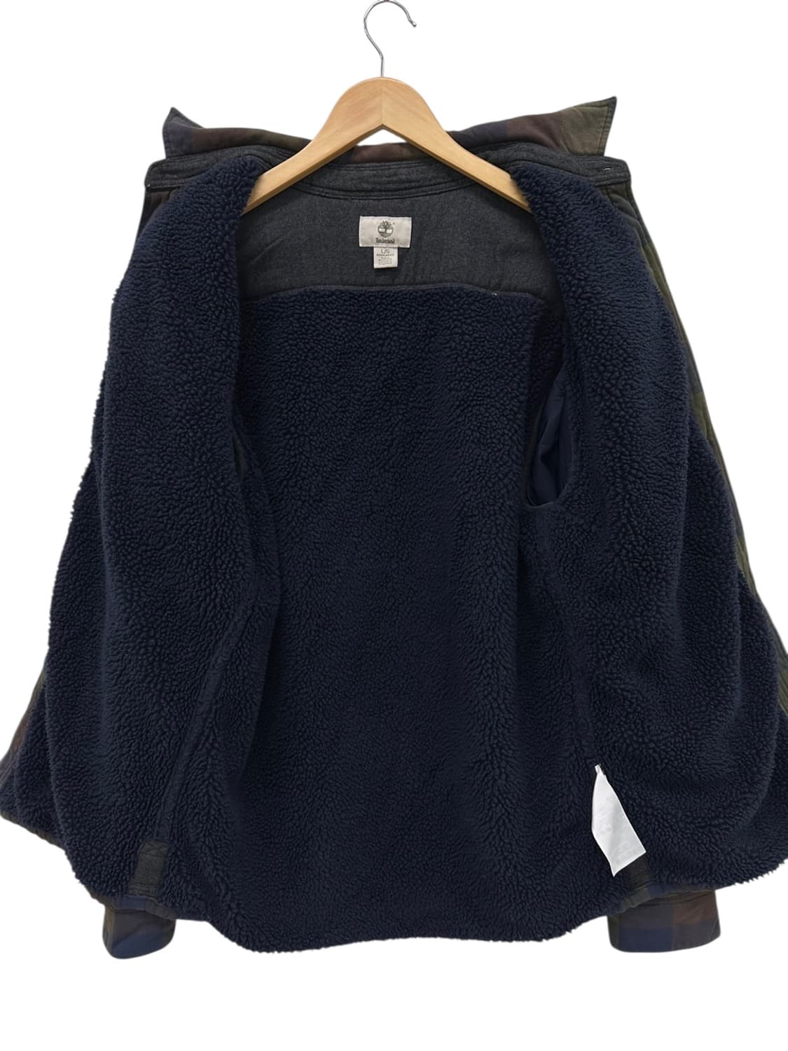 팀버랜드 기모 셔츠 카키블루 (L)  상품이미지8