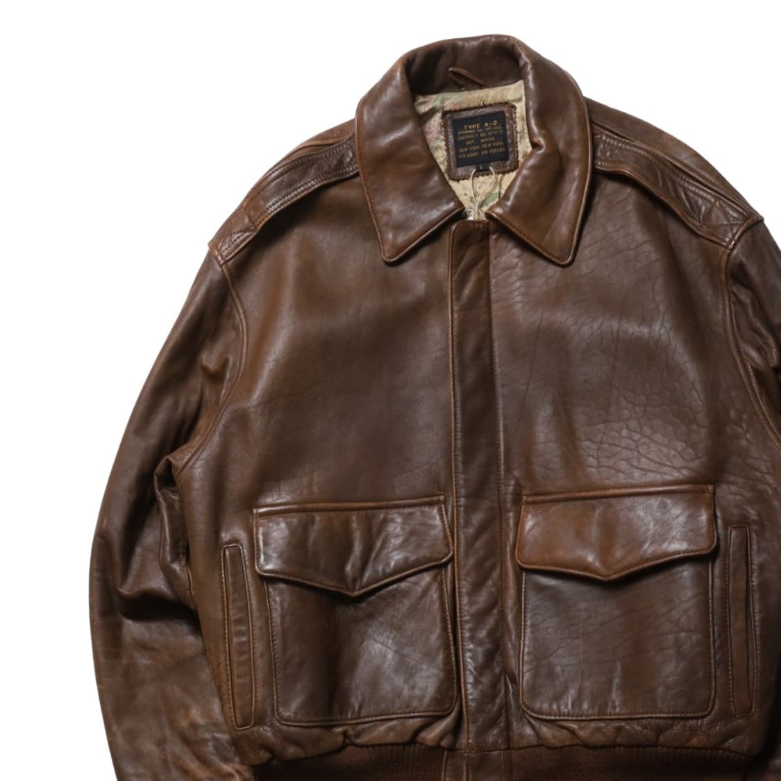 아비렉스 Avirex A2 Leather Flight Jacket 
 상품이미지2