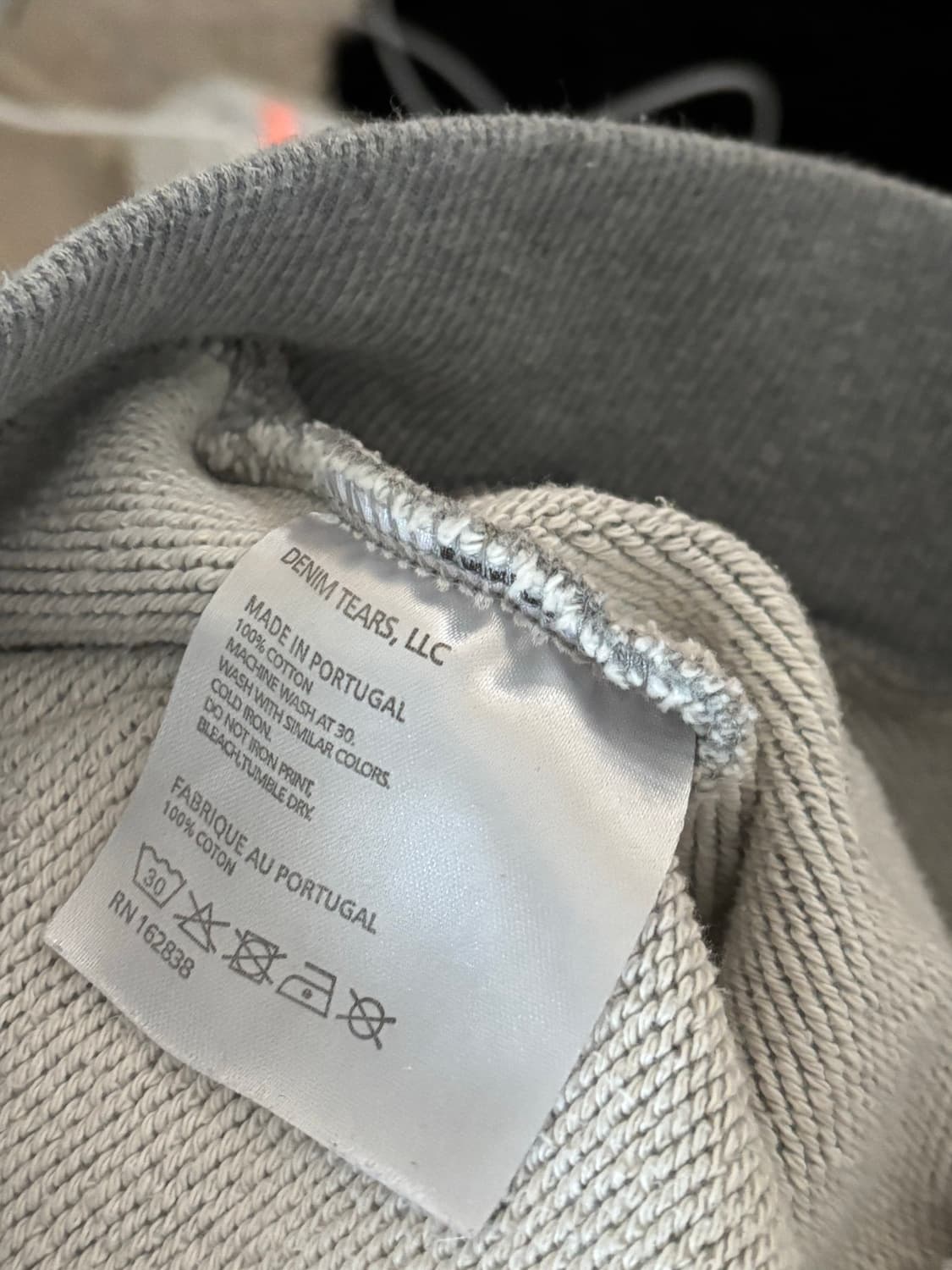 데님티어스 코튼 리쓰 그레이 후드 M 상품이미지4