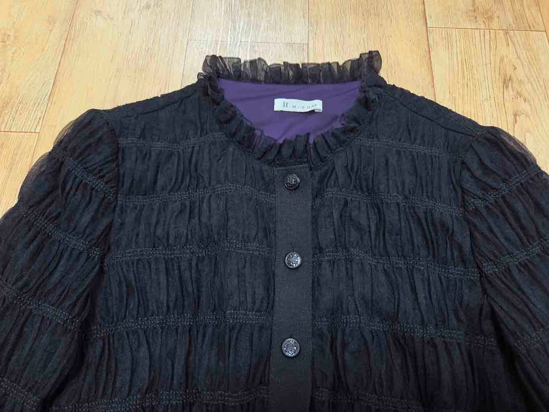 잇미샤(it michaa) 니트블록 레이스블라우스 55 상품이미지5