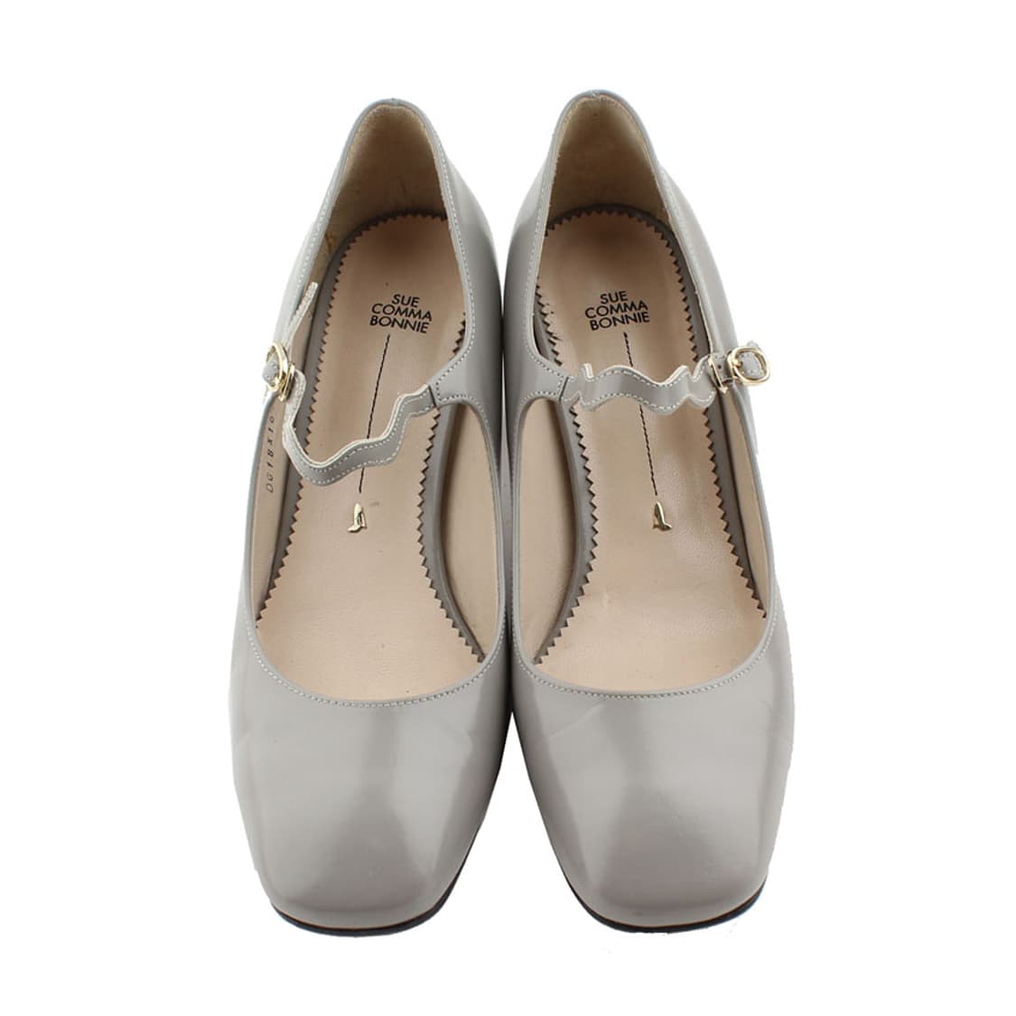 슈콤마보니 라이트그레이 메리제인 펌프스 39 상품이미지2