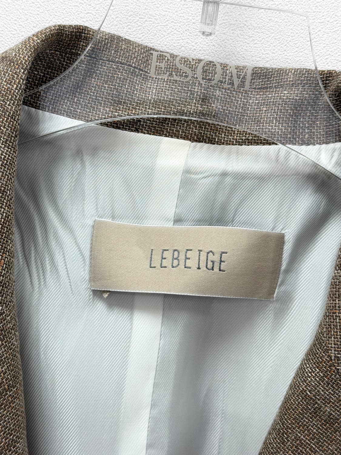 르베이지 린넨 블렌드 투버튼 자켓 상품이미지5