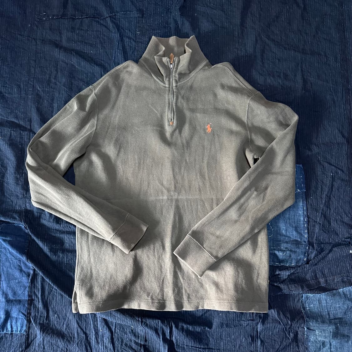 90's 폴로 랄프로렌 쿼터집업 풀오버 M 상품이미지1