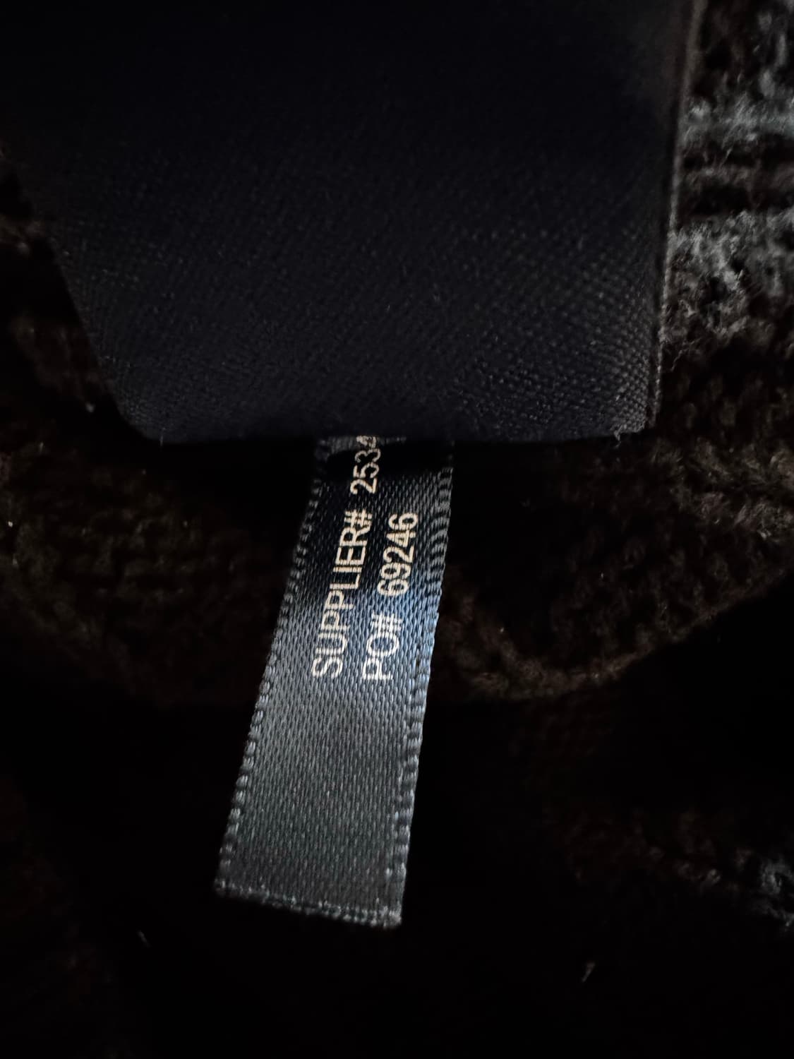 랄프로렌 스포츠 딥브이넥 블랙 꽈배기 니트 상품이미지4