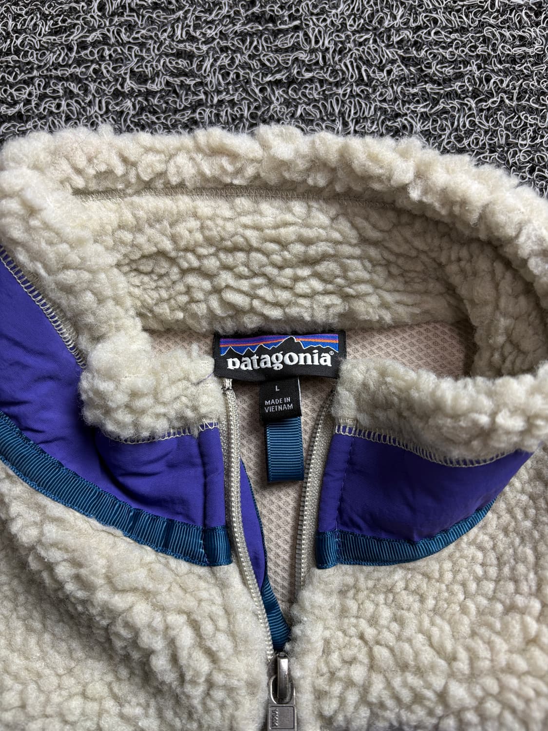 파타고니아 레트로 X 쉐르파 플리스 베스트 네추럴 퍼플 1518 상품이미지3