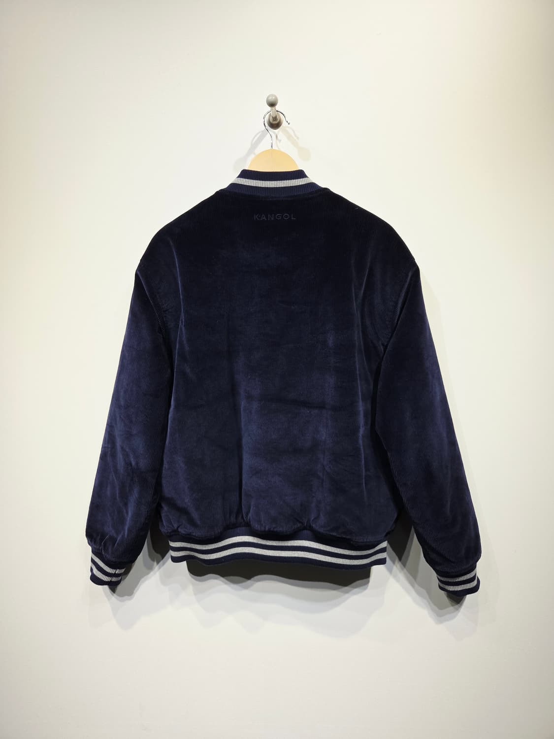 캉골 네이비 코듀로이 퀼팅 바시티 자켓 상품이미지6