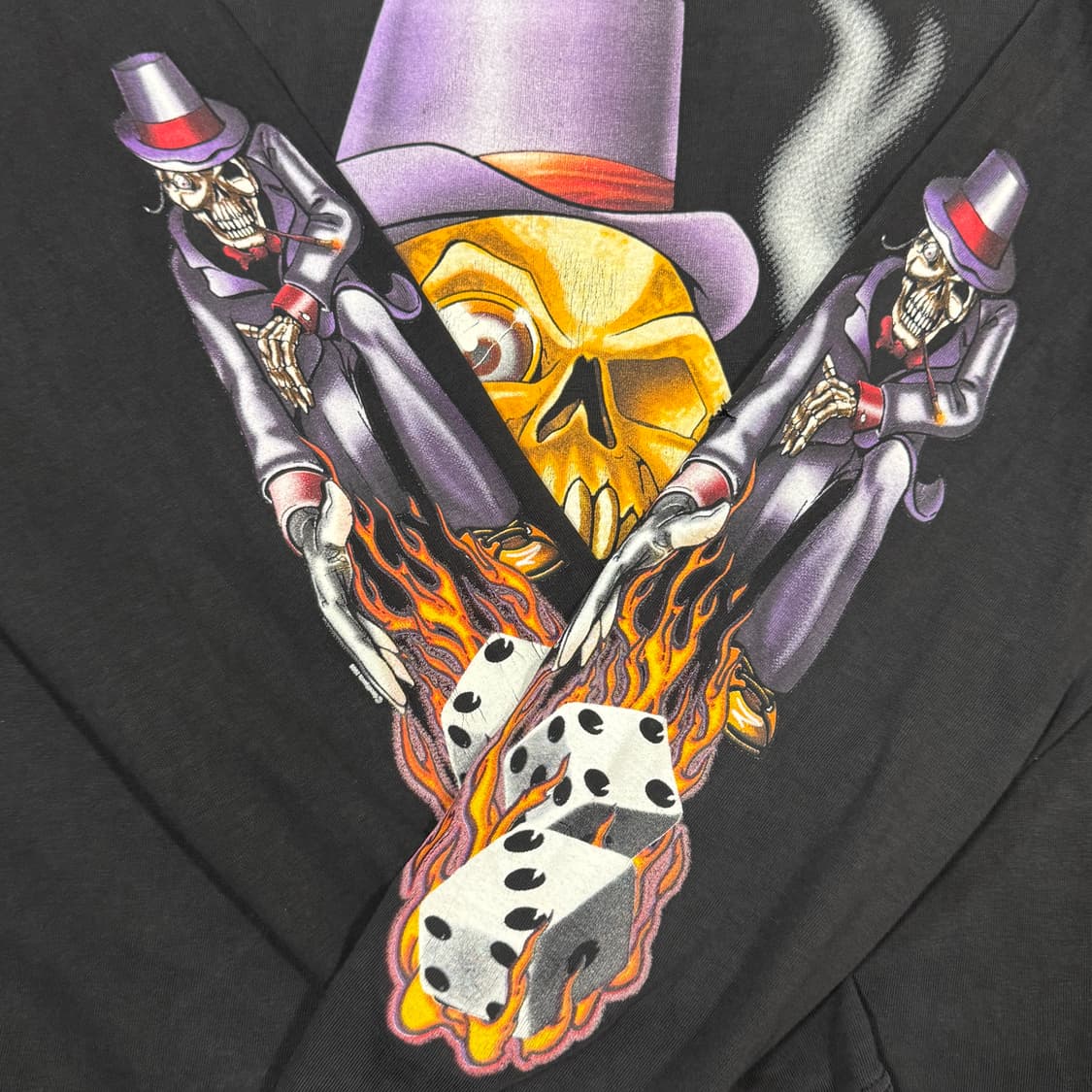 빈티지 00s STURGIS SKULL 롱슬리브 상품이미지4