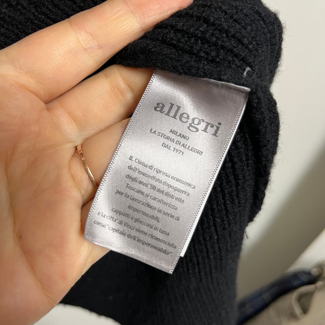 알레그리 니트 블랙  상품이미지3