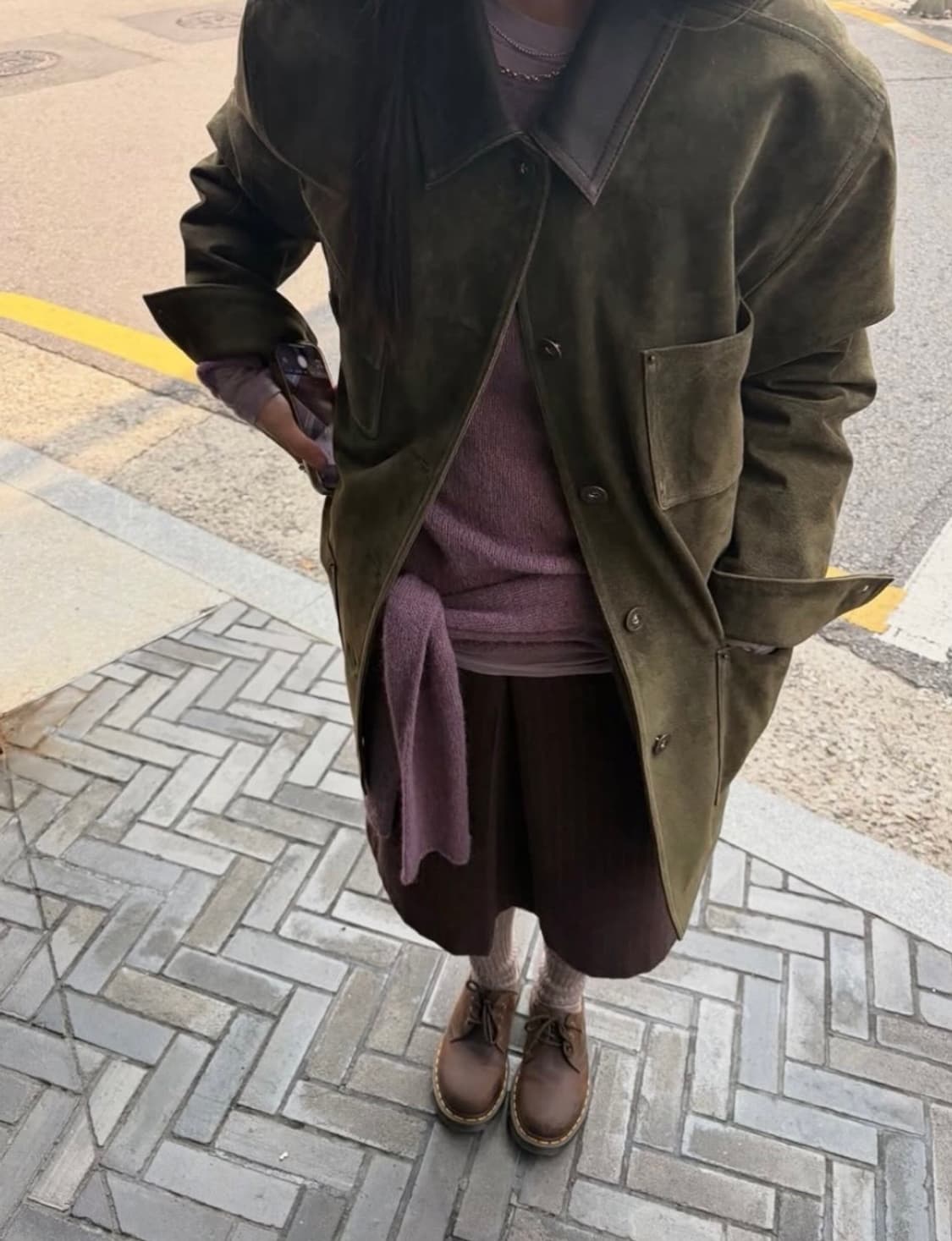 더에프유 라일락 가디건 상품이미지5