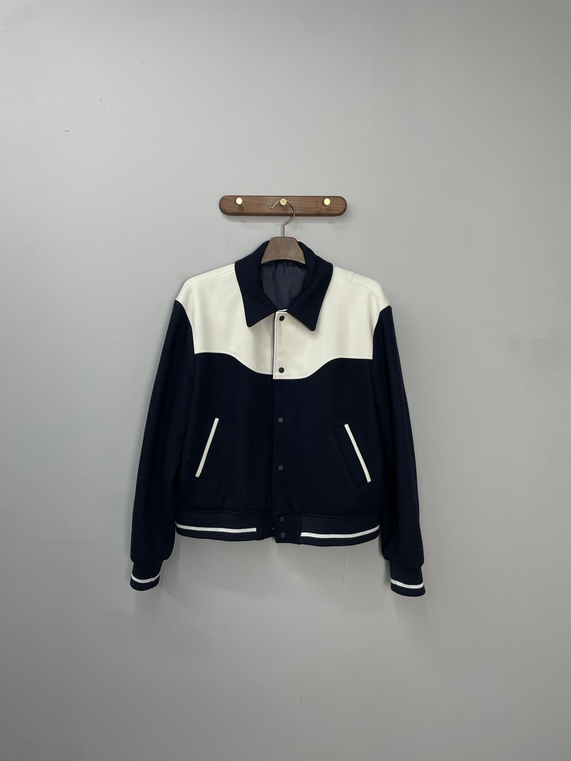 엘무드 웨이비 바시티 자켓 H1109 상품이미지2