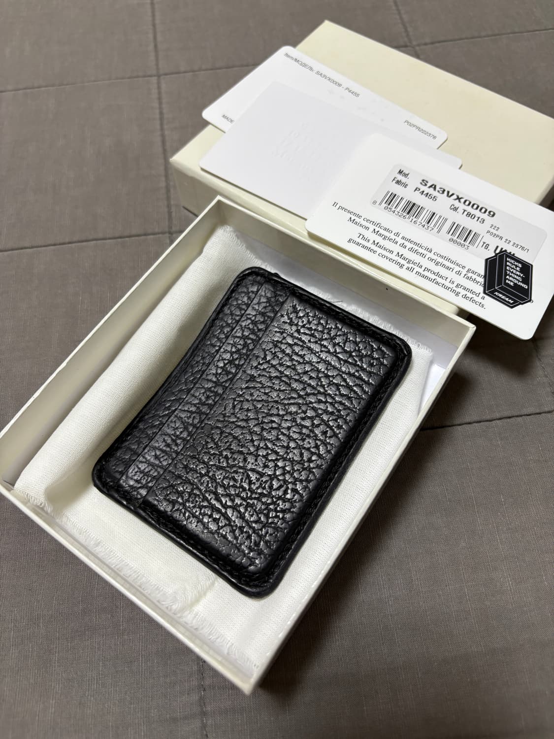 메종 마르지엘라 키링 카드지갑 블랙 상품이미지2