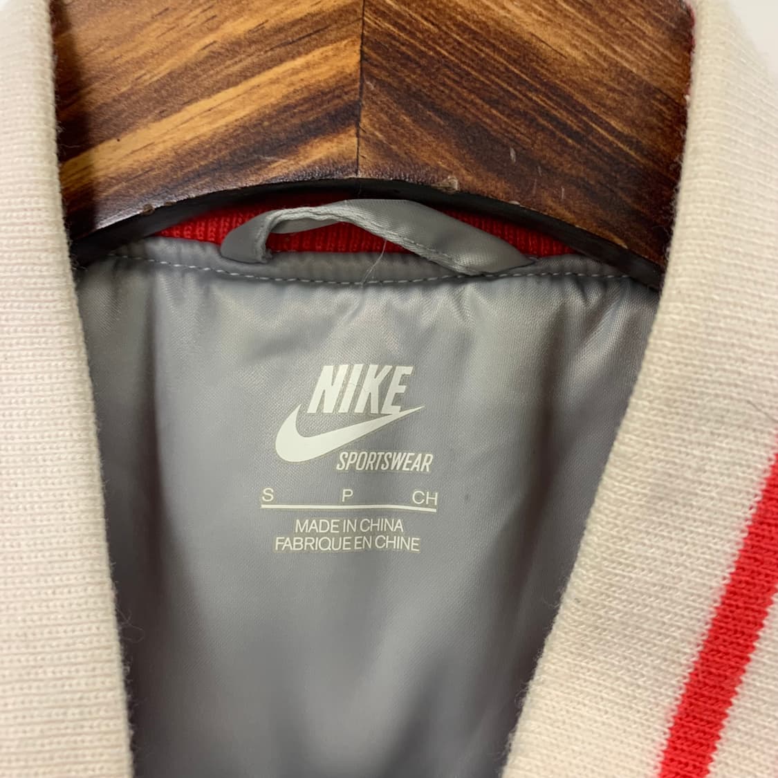 나이키 00s 실버 봄버 바시티 자켓 상품이미지8