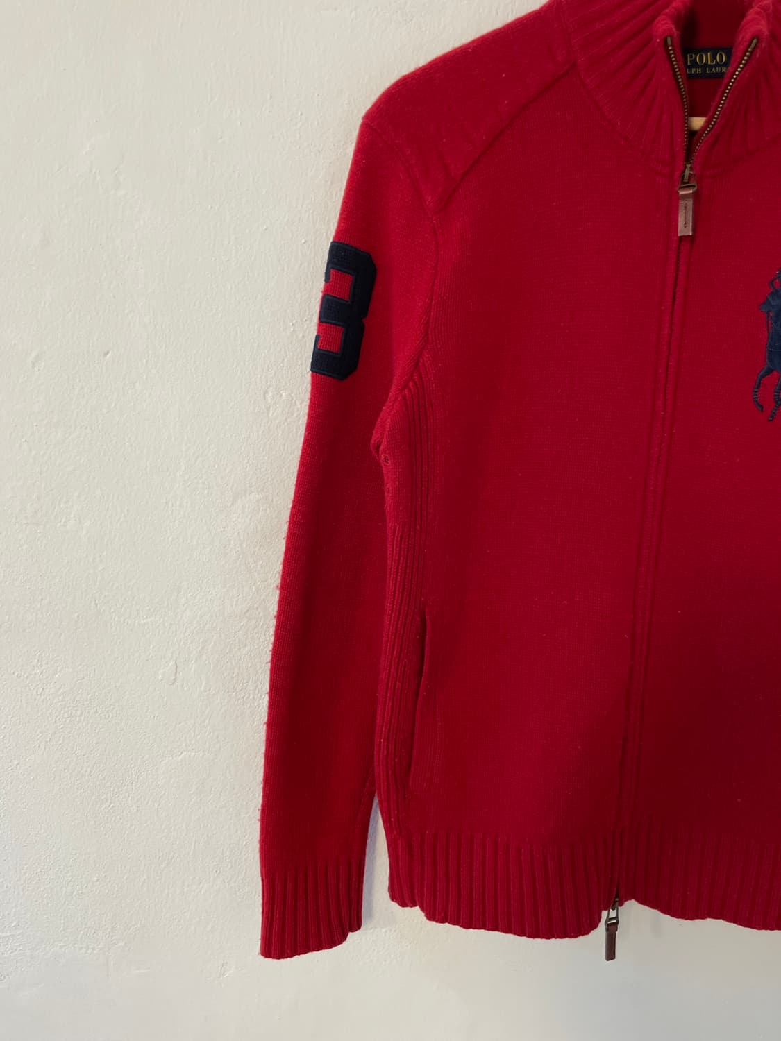 폴로 빅포니 니트 집업  상품이미지2