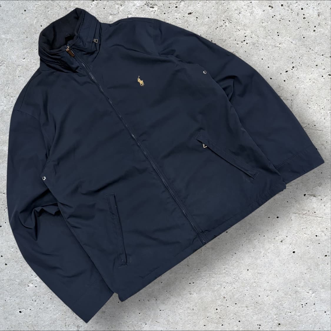 [M] 폴로 랄프로렌 네이비 폴리 바람막이 자켓 C163 상품이미지1