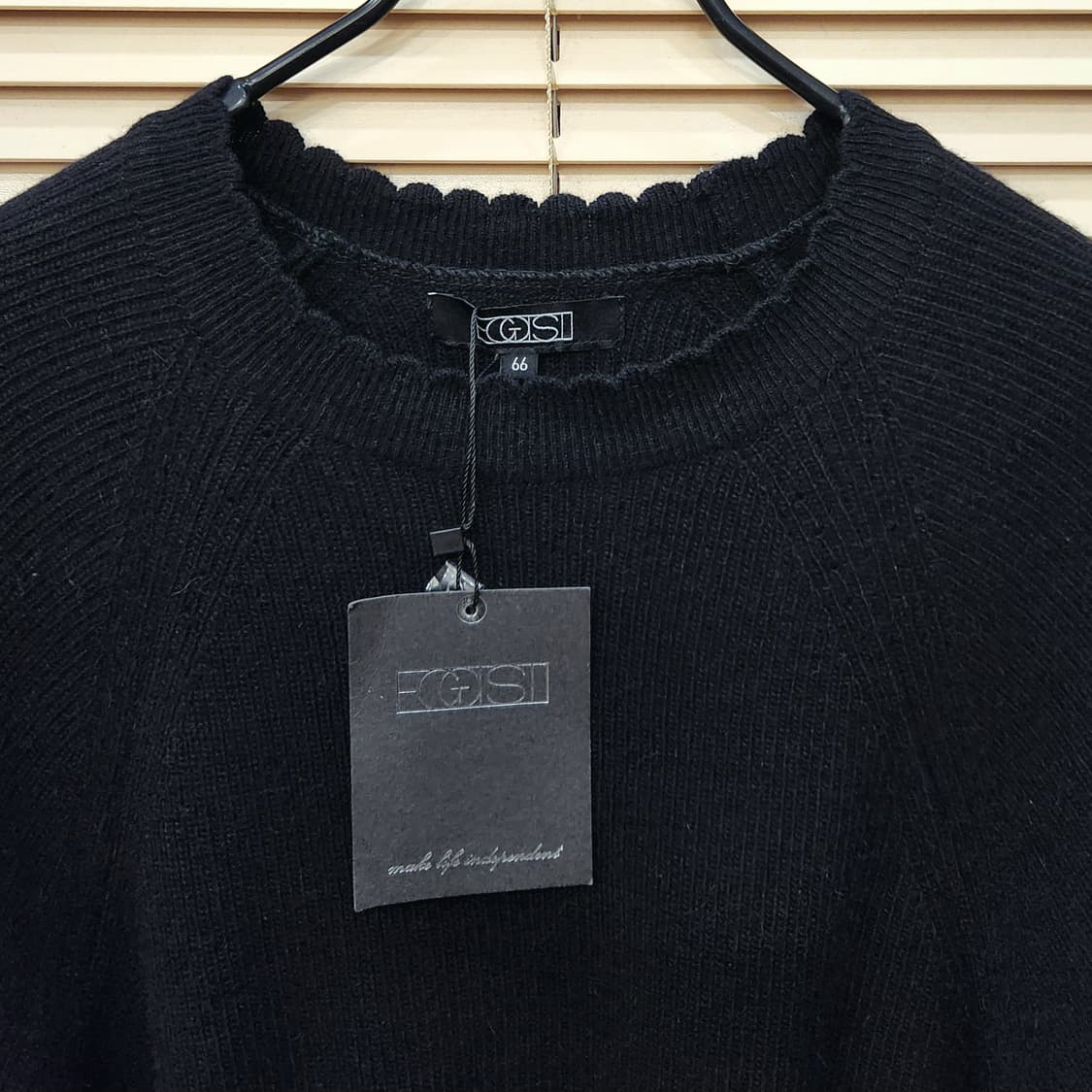 (새상품)에고이스트 벌룬시스루소매 프릴니트66 상품이미지2