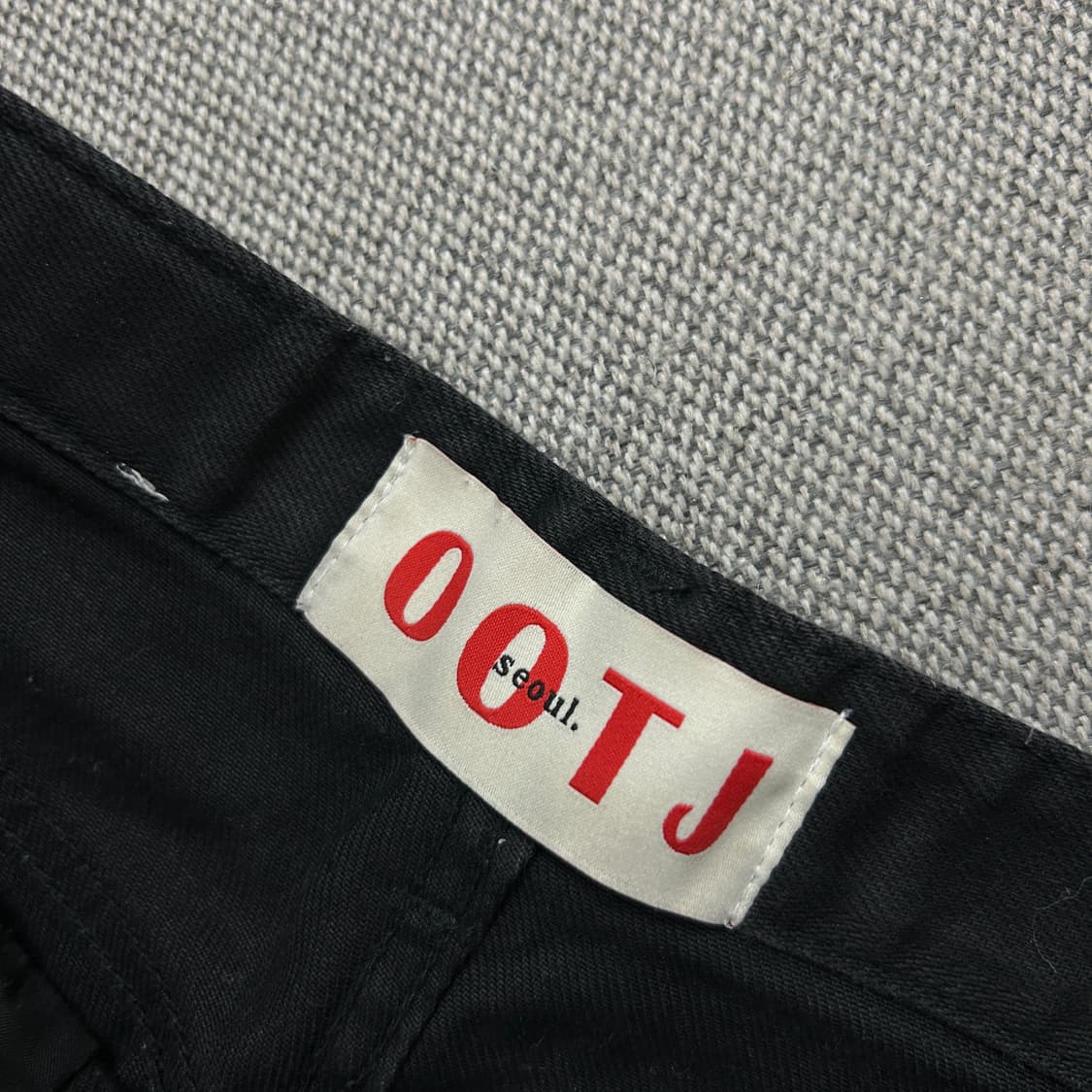 OOTJ 블랙 와이드 데님팬츠(M) 상품이미지2