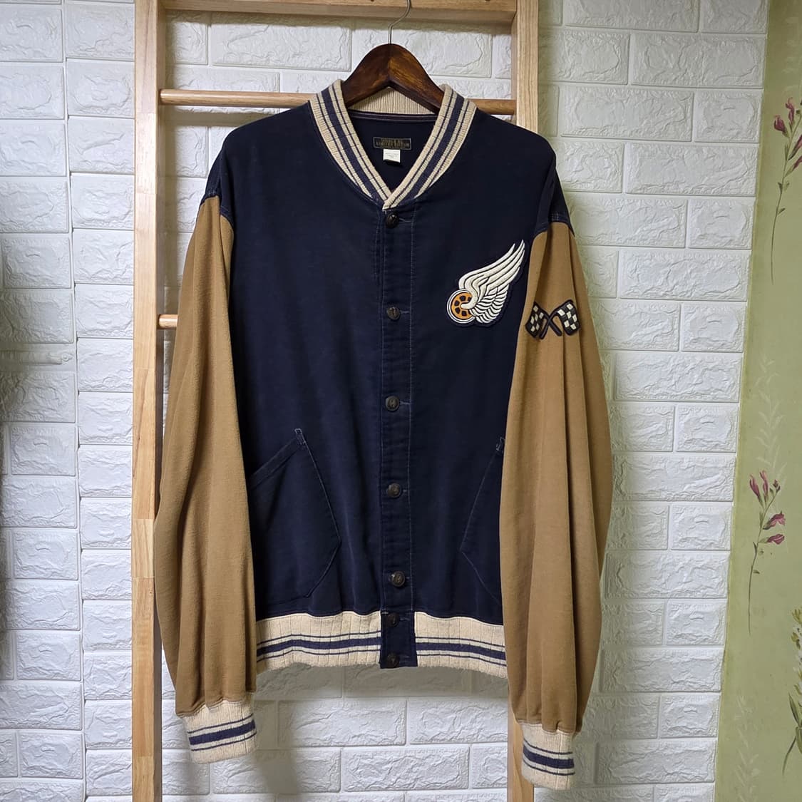 더블알엘, rrl 몰스킨 바시티 자켓 xxl사이즈 상품이미지1