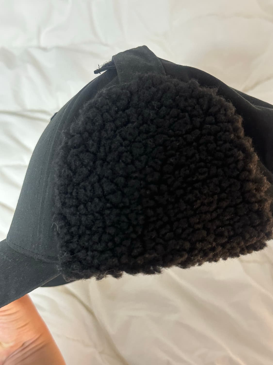 노스페이스 귀덮개 모자 블랙 상품이미지2