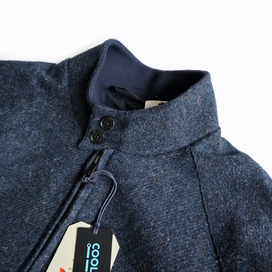 바라쿠타 버진울 트위드 G9해링턴자켓 어센틱핏 44 상품이미지4