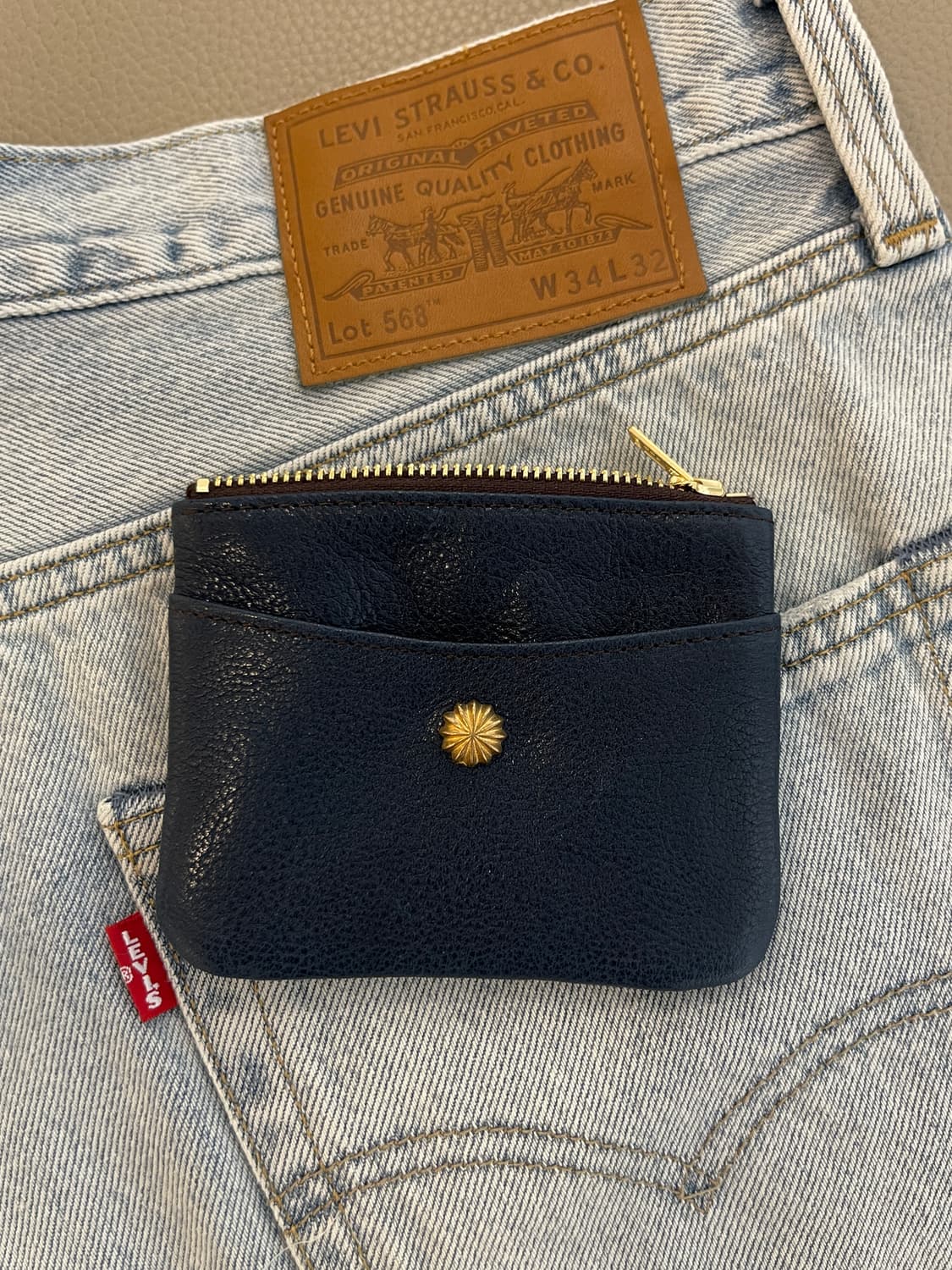 빈티지 리벳 카드지갑  상품이미지5