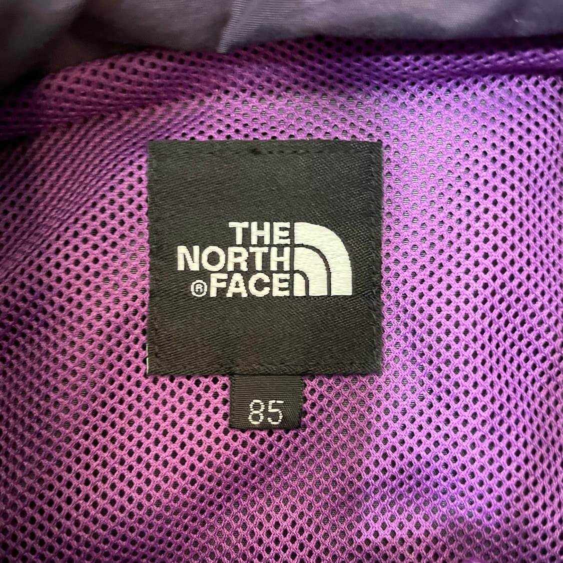 노스페이스 퍼플 후드 바람막이 윈드브레이커 85 상품이미지7