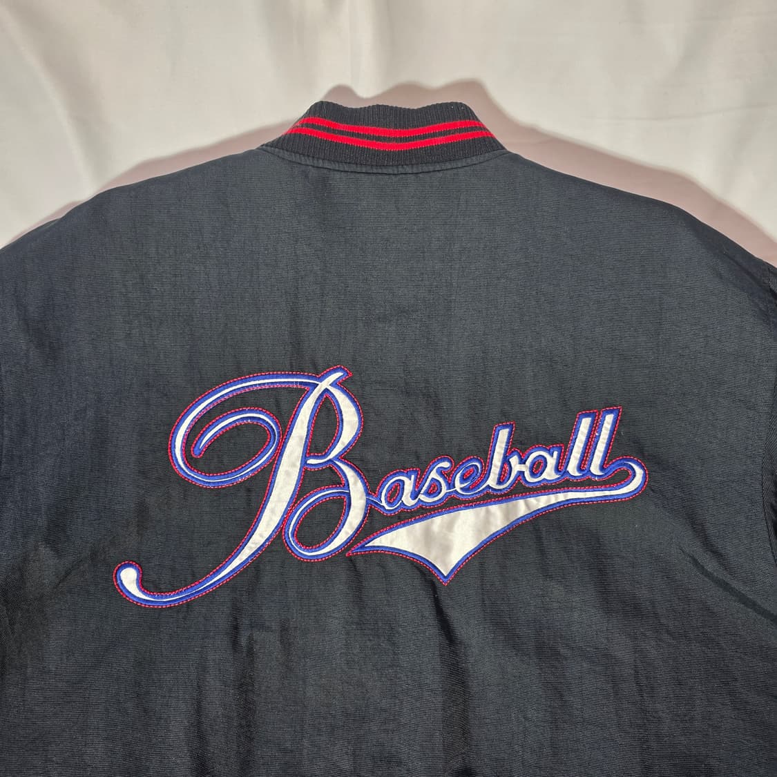 [105]나이키 90s 올드스쿨 박찬호 바시티 자켓 블랙 상품이미지8