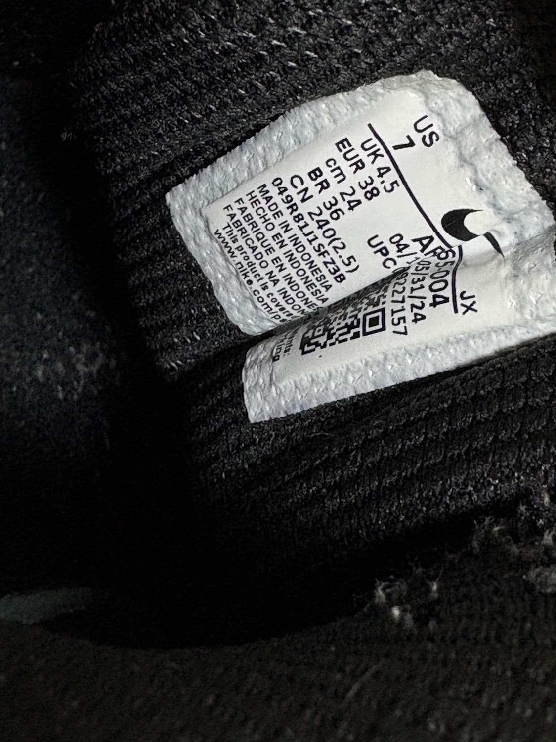 나이키 샥스 R4 블랙 240 상품이미지7