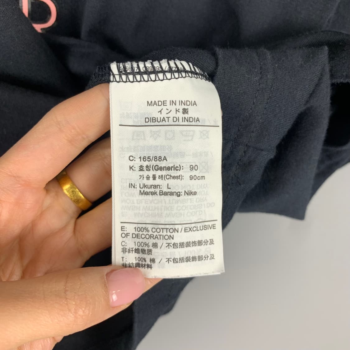 나이키 블랙 반팔 티셔츠 상품이미지4