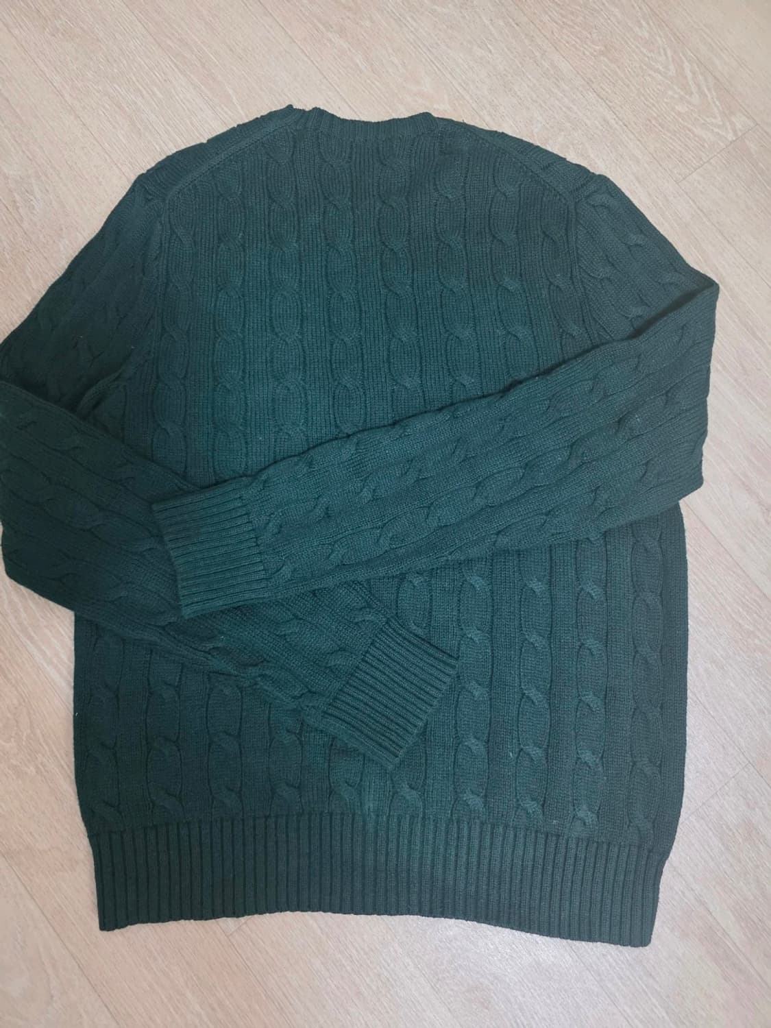 폴로랄프로렌 케이블 니트 그린 M 상품이미지6